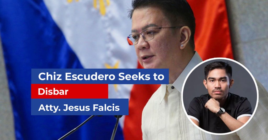 Chiz Escudero Seeks to Disbar Atty. Jesus Falcis